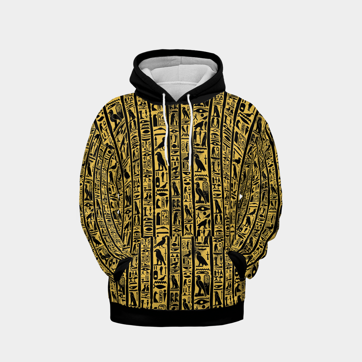Golden Hieroglyph Tablet - Graphic Hoodies - Best Unisex Hoodies - Unisex Hoodie