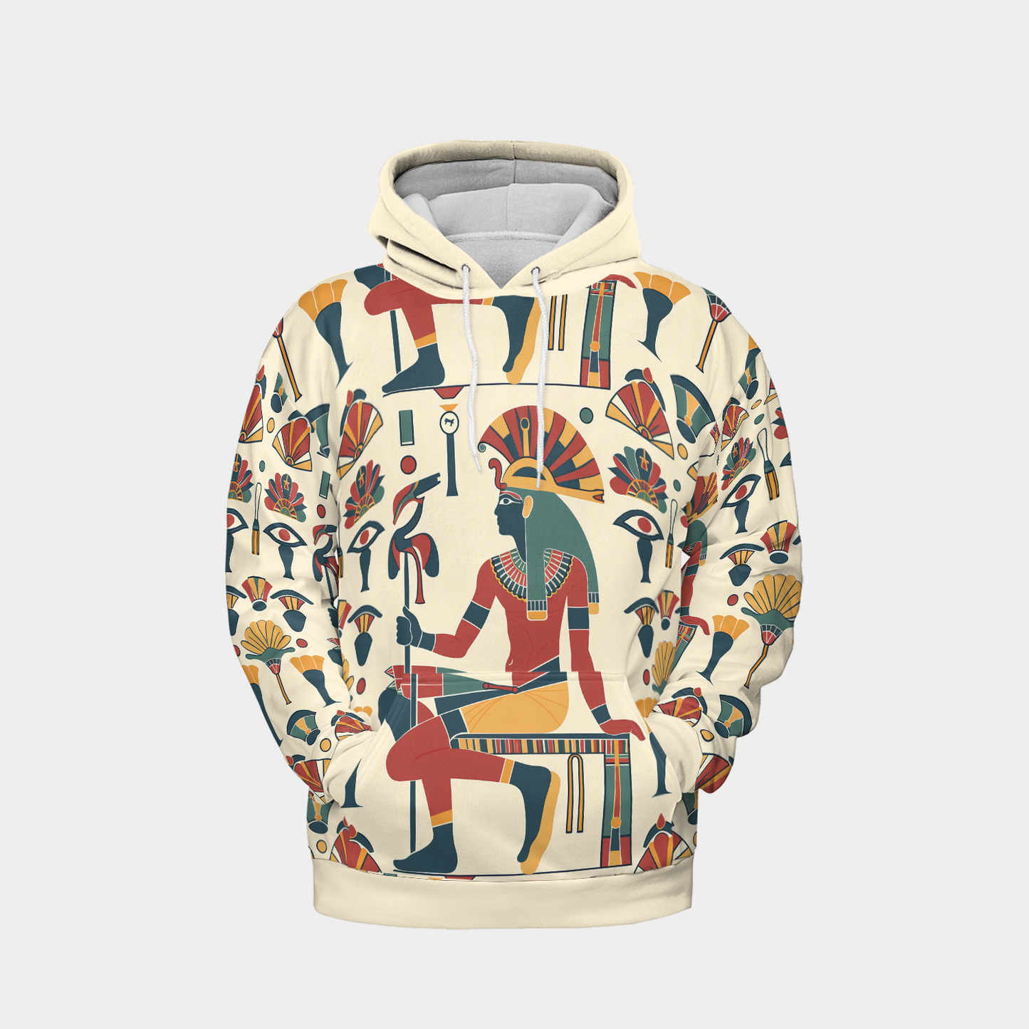 Pharaoh's Legacy Pattern - Graphic Hoodies - Cool Hoodies - Unisex Hoodie