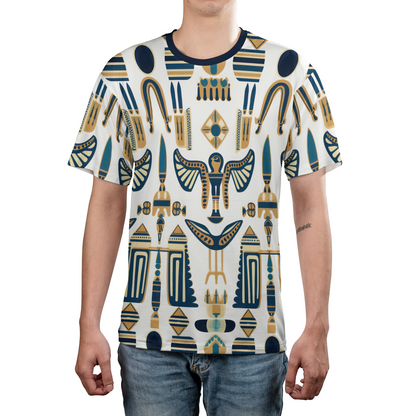 Modern Pharaoh Glyphs - t shirt for men - cool t-shirt