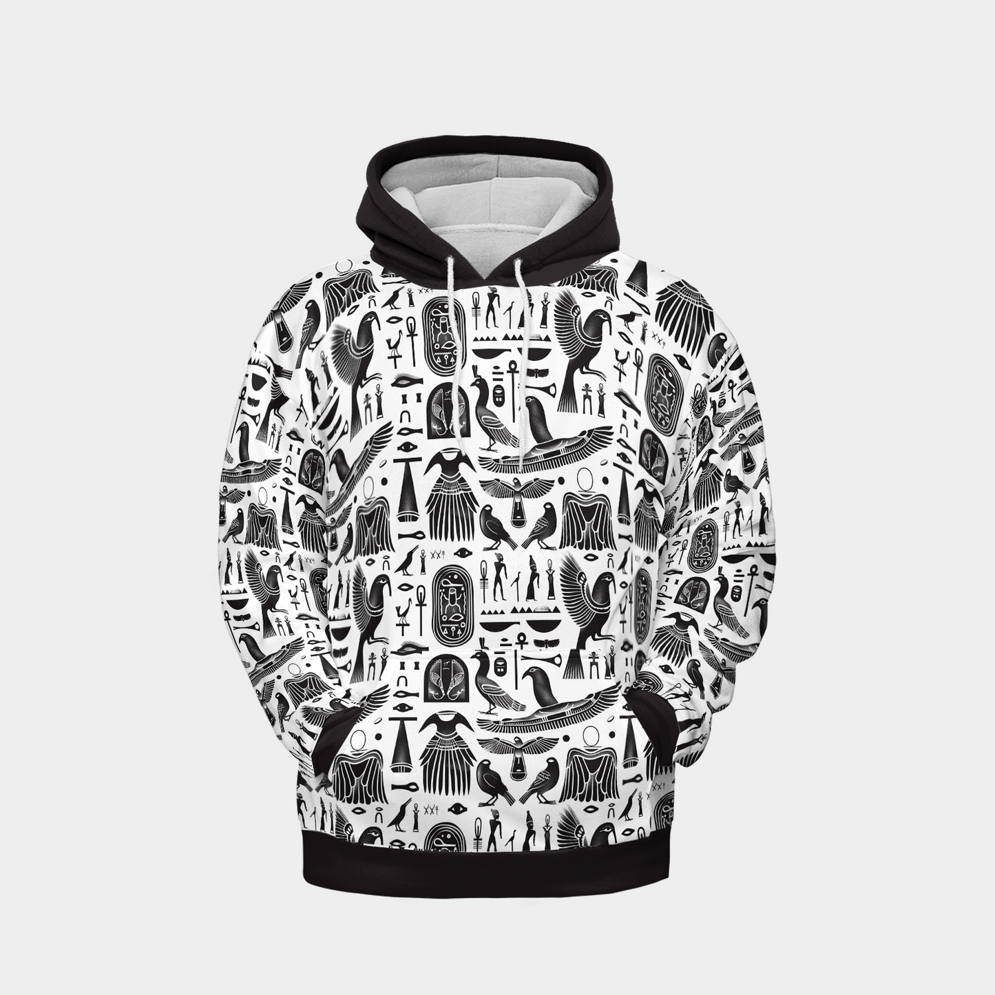 Ancient Gods Glyphs - Graphic Hoodies - Hooded Sweatshirt - Unisex Hoodie