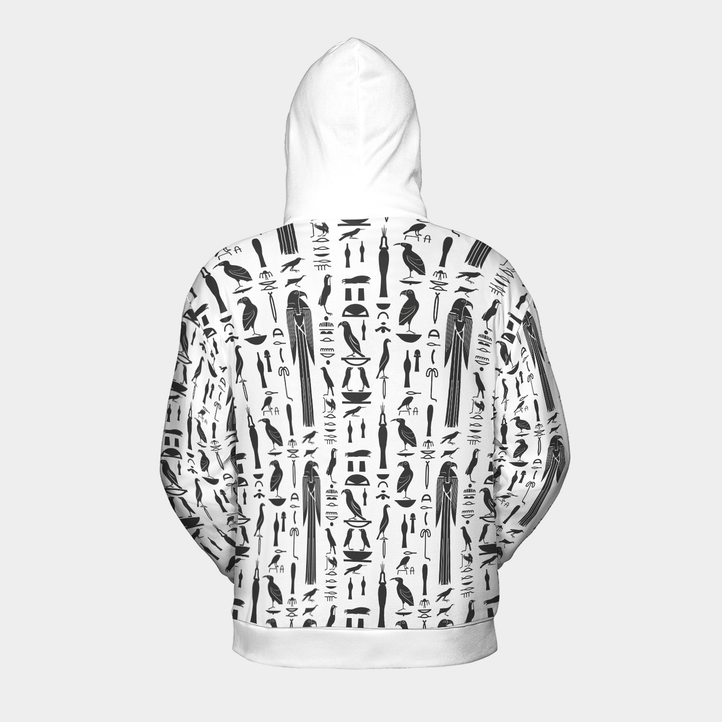 Avian Glyphs Chronicle - Graphic Hoodies - Hooded Sweatshirt - Unisex Hoodie