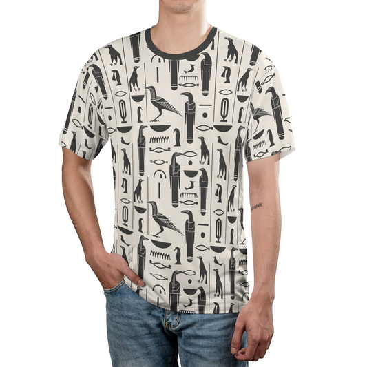 Sacred Script of Egypt - casual wear for men - best unisex t shirt