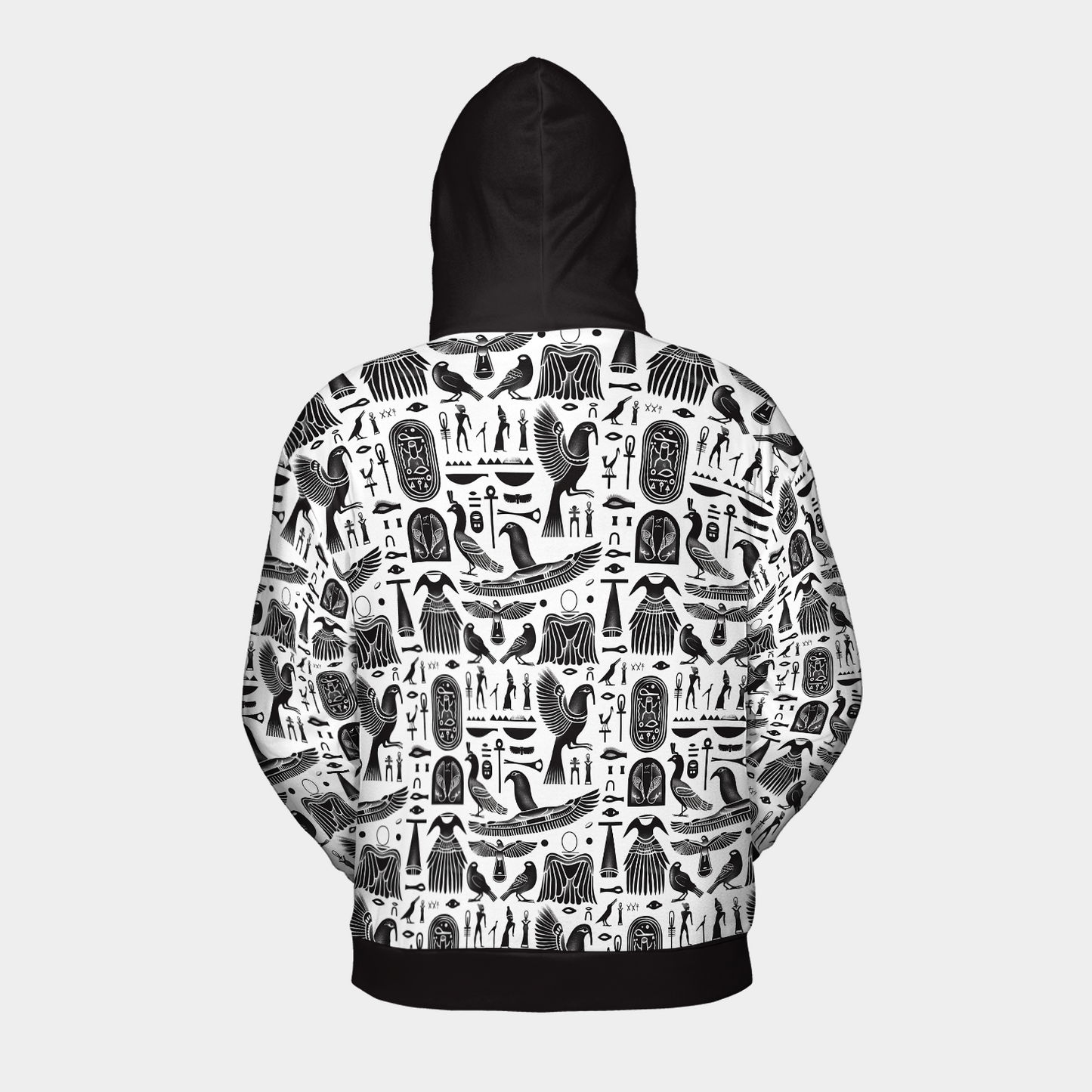 Ancient Gods Glyphs - Graphic Hoodies - Hooded Sweatshirt - Unisex Hoodie