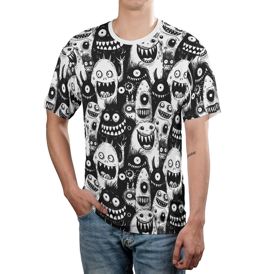 Doodle Creature Crowd - Unisex t-shirt - best clothing