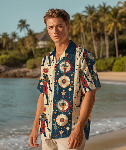 Egyptian Sun God - Hawaiian Shirt For Men - Beach Clothing