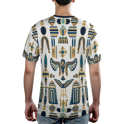 Modern Pharaoh Glyphs - t shirt for men - cool t-shirt