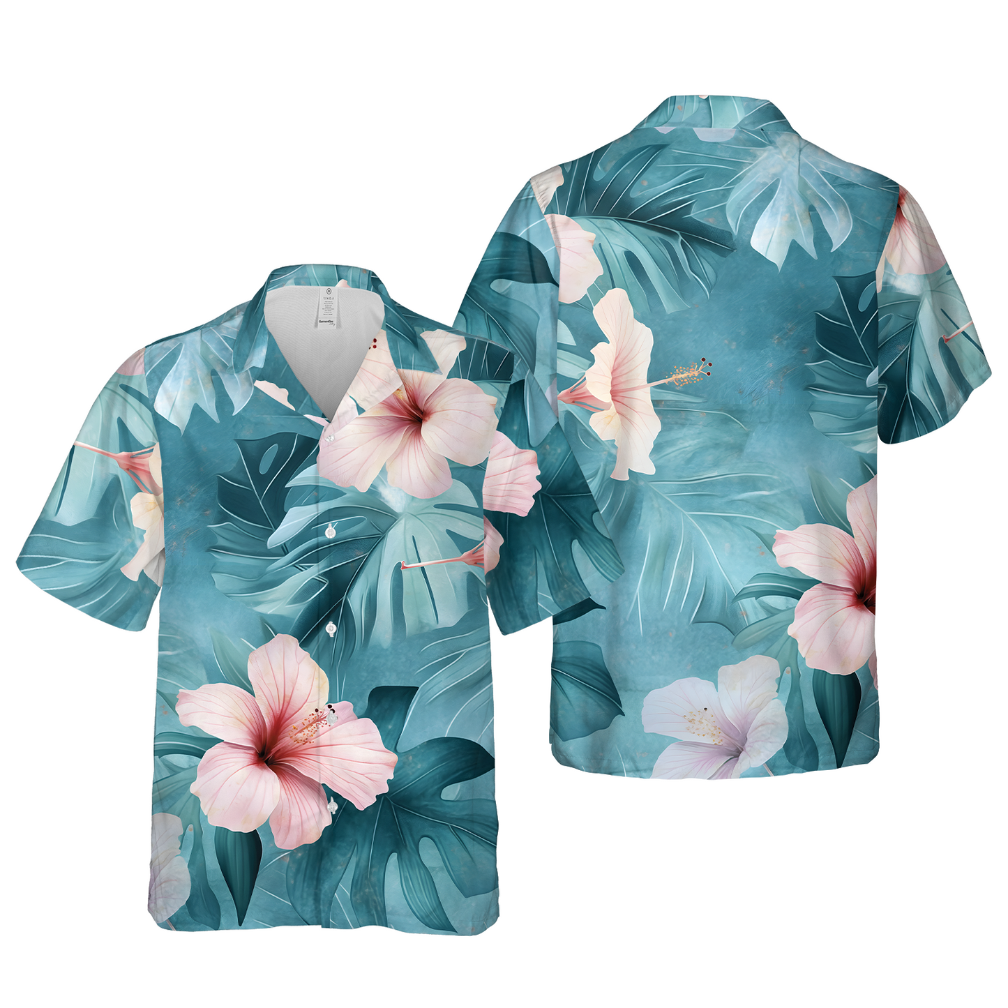 Tropical Bloom Serenity - Hawaiian Shirt For Men - Beach Shirt For Men