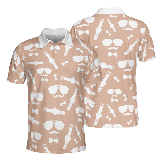 Classic Accessory Silhouette Polo Shirt - Sophisticated & Fun Dad Gift