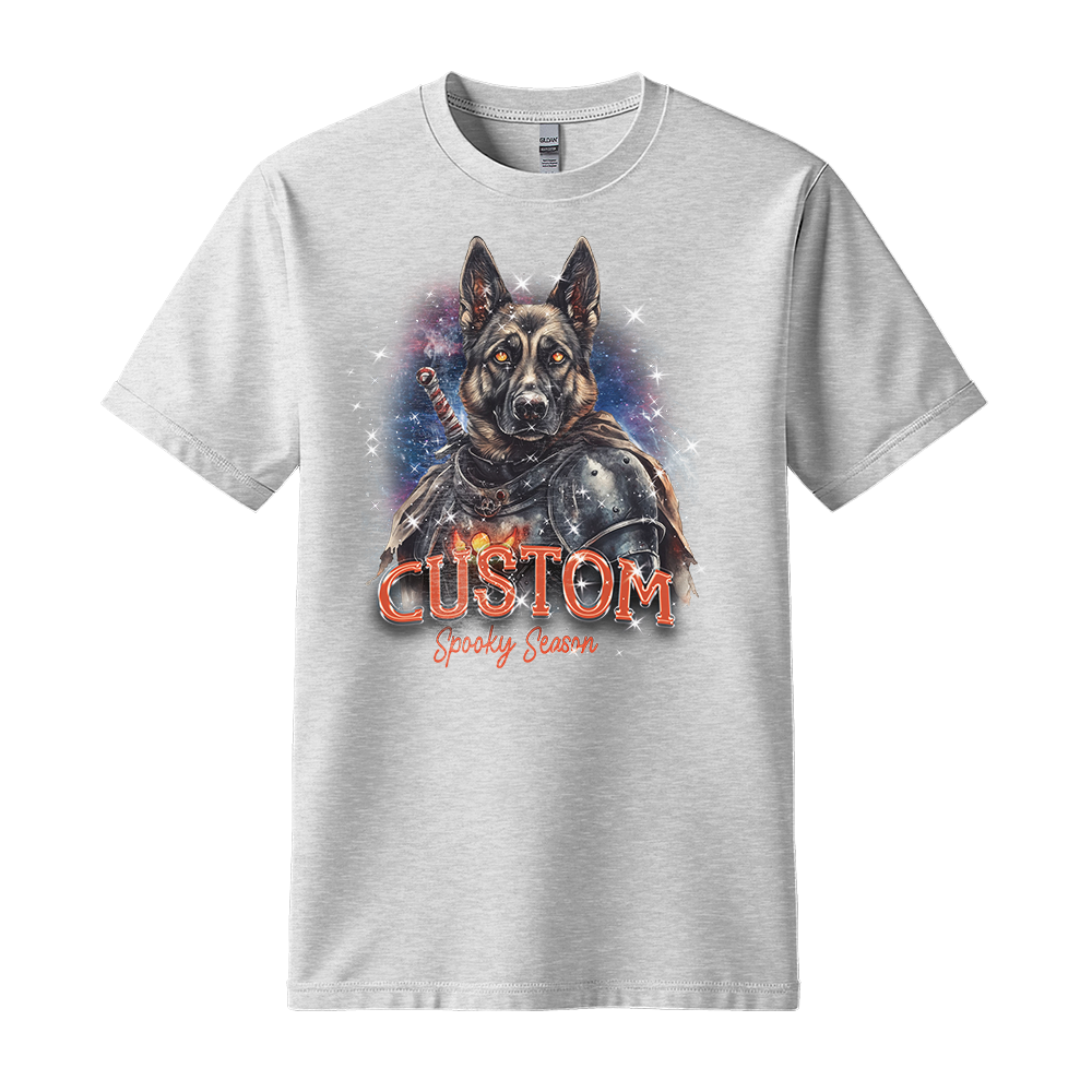 Personalised Shirt - Warrior German Shepherd Dog - Clothing For Men - Cool T-Shirt - Unisex T-Shirt