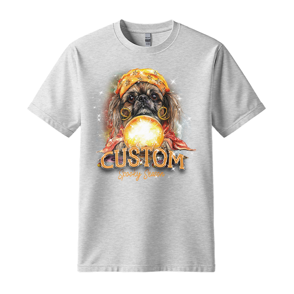 Personalised Shirt - Fortune Teller Pekingese Dog - Outfit For Men - Cool T-Shirt - Unisex T-Shirt