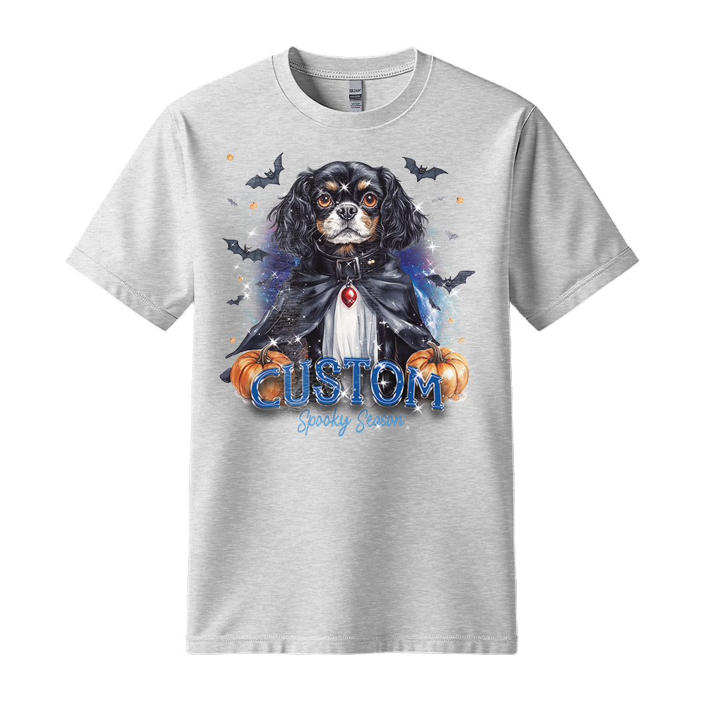 Personalised Shirt - Vampire Cavalier Spaniel Dog - Outfit For Men - Best Unisex T Shirt