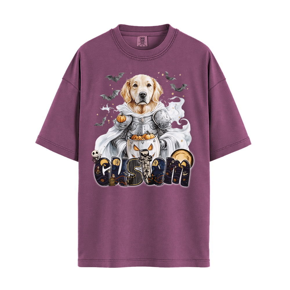 Personalised Shirt - Knight Golden Retriever Dog - Clothing For Men - Best Clothing - Unisex T-Shirt