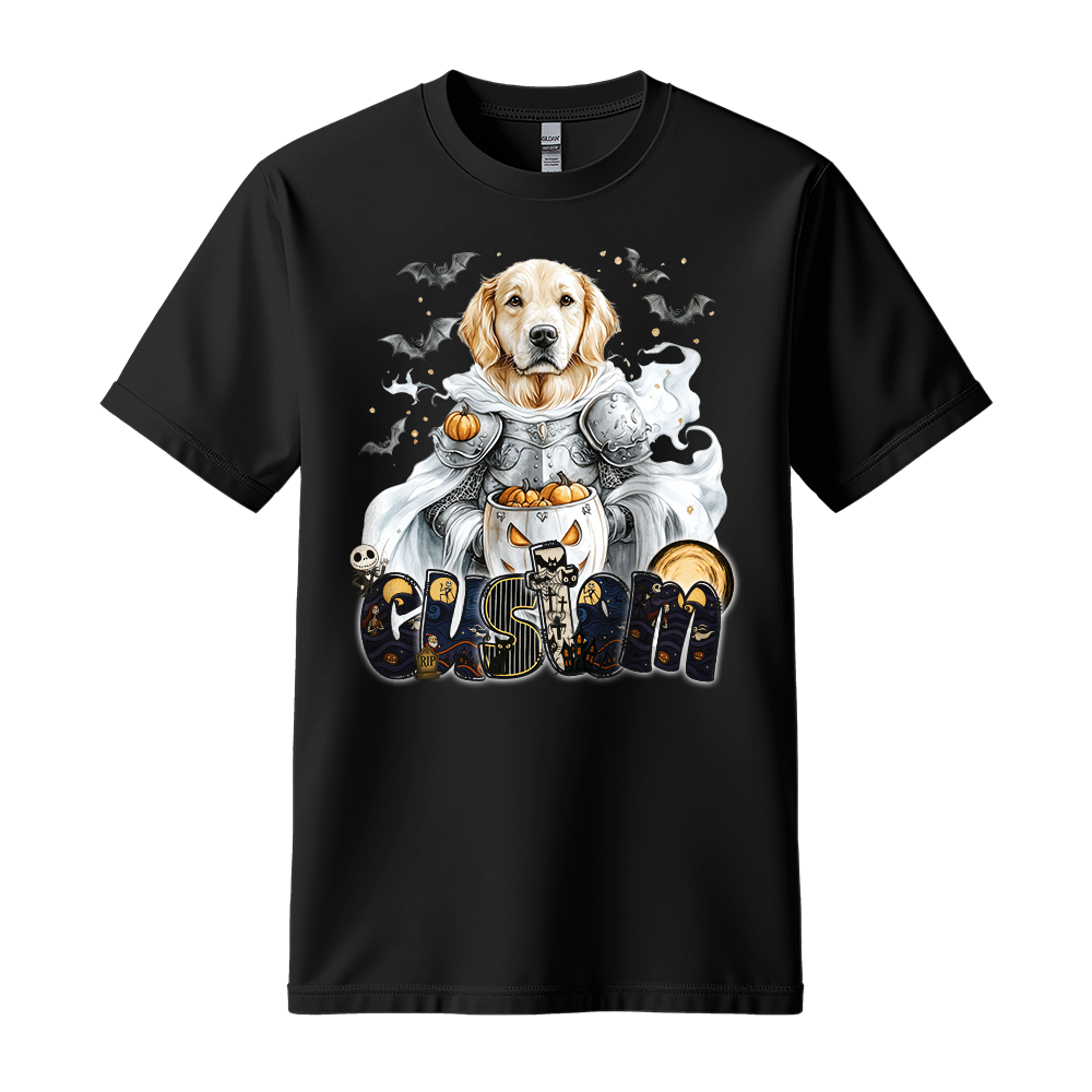 Personalised Shirt - Knight Golden Retriever Dog - Clothing For Men - Best Clothing - Unisex T-Shirt