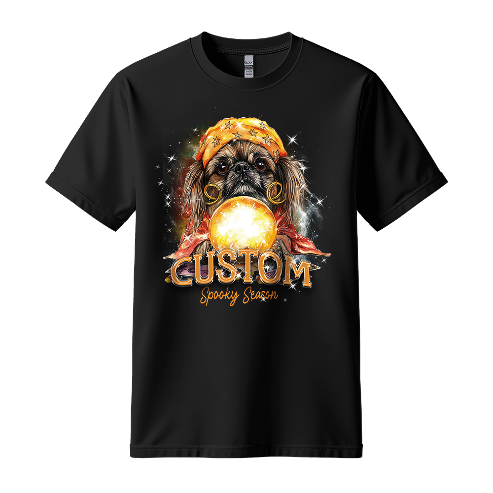 Personalised Shirt - Fortune Teller Pekingese Dog - Outfit For Men - Cool T-Shirt - Unisex T-Shirt