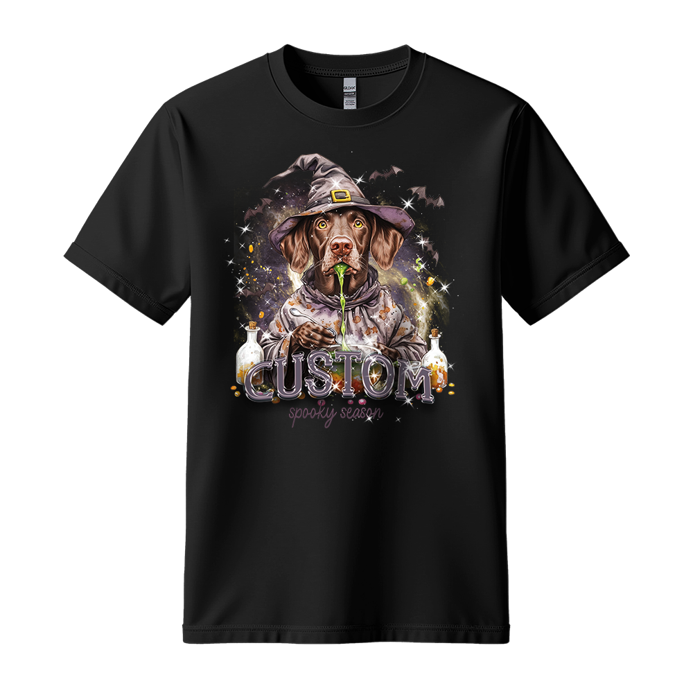 Customised Shirt - Potion Wizard Pointer Dog - T Shirt For Men - Best Unisex T Shirt