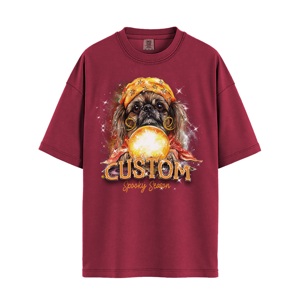 Personalised Shirt - Fortune Teller Pekingese Dog - Outfit For Men - Cool T-Shirt - Unisex T-Shirt