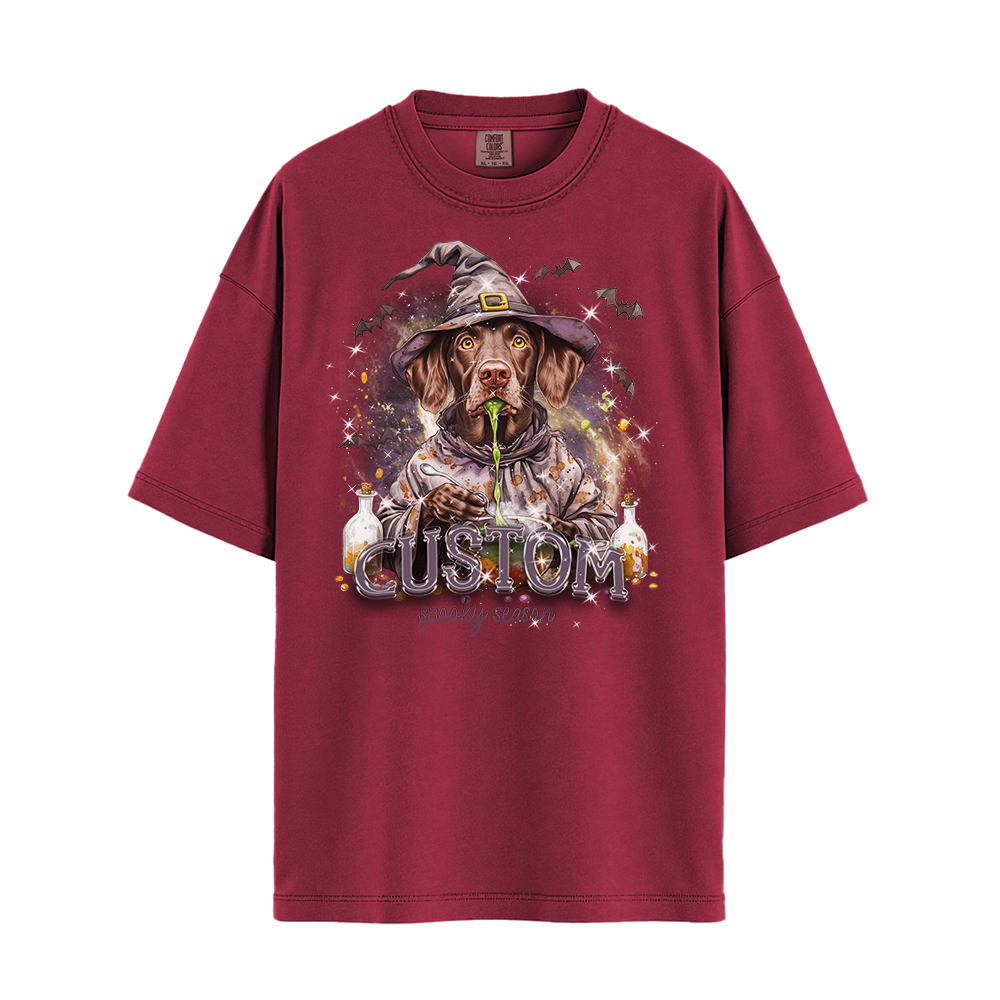 Customised Shirt - Potion Wizard Pointer Dog - T Shirt For Men - Best Unisex T Shirt