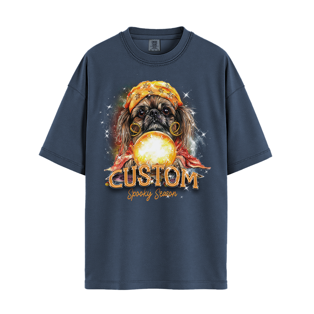 Personalised Shirt - Fortune Teller Pekingese Dog - Outfit For Men - Cool T-Shirt - Unisex T-Shirt