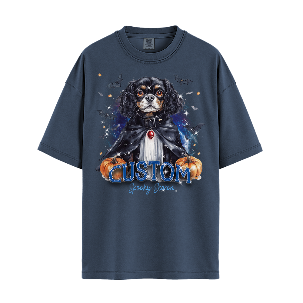 Personalised Shirt - Vampire Cavalier Spaniel Dog - Outfit For Men - Best Unisex T Shirt
