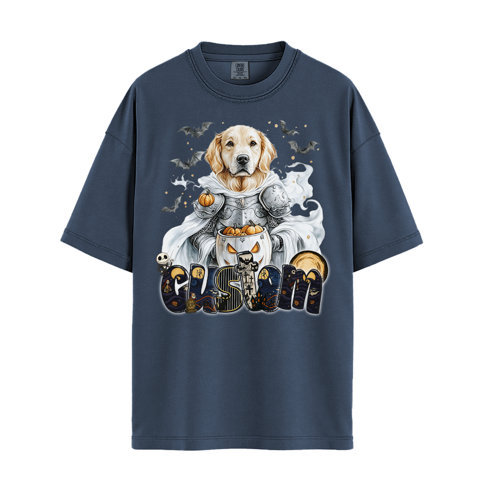 Personalised Shirt - Knight Golden Retriever Dog - Clothing For Men - Best Clothing - Unisex T-Shirt