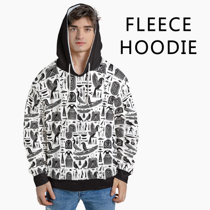 Ancient Gods Glyphs - Graphic Hoodies - Hooded Sweatshirt - Unisex Hoodie