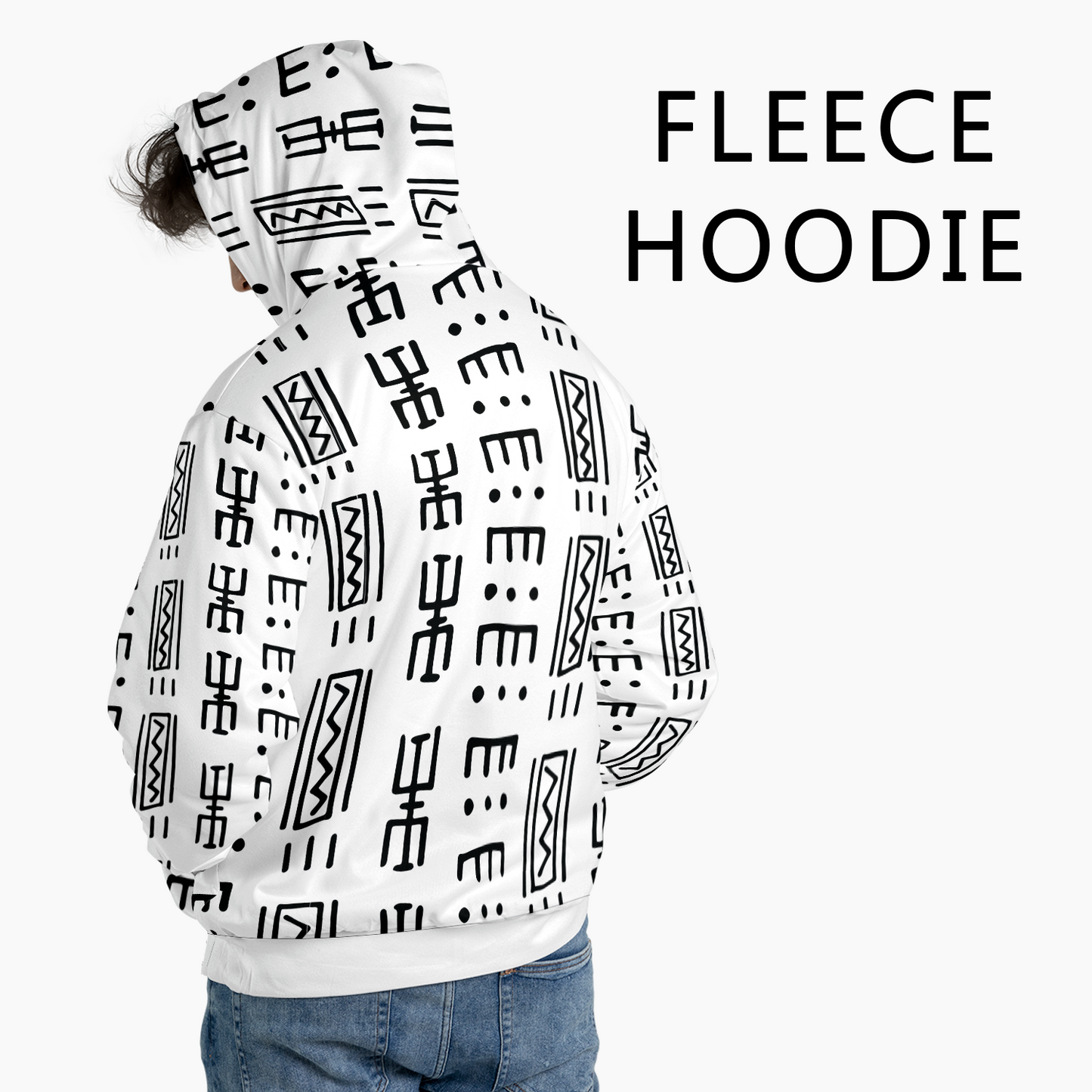 Geometric Tribal - Graphic Hoodies - Hooded Pullover - Unisex Hoodie