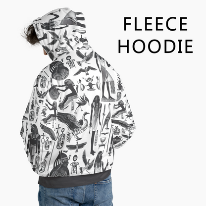 Monochrome Egypt - Graphic Hoodies - Cool Hoodies - Unisex Hoodie