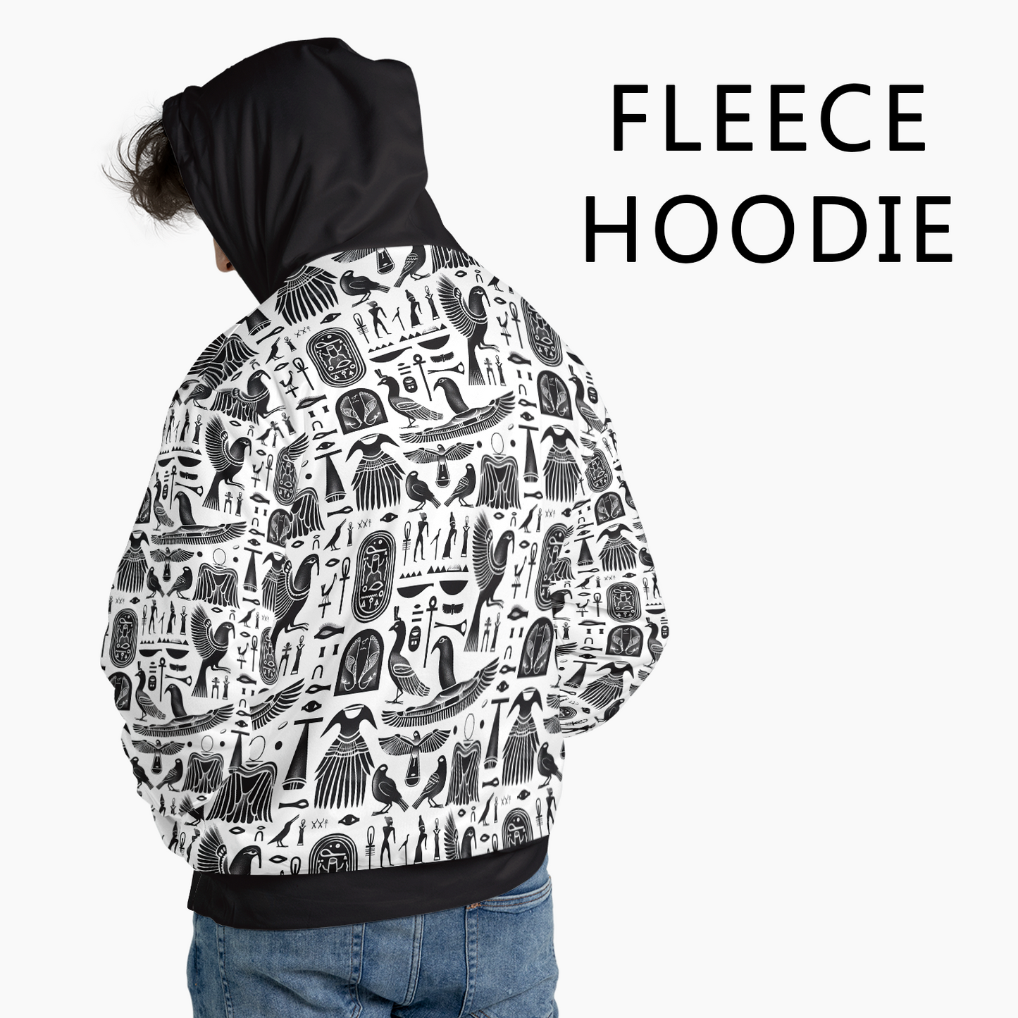 Ancient Gods Glyphs - Graphic Hoodies - Hooded Sweatshirt - Unisex Hoodie