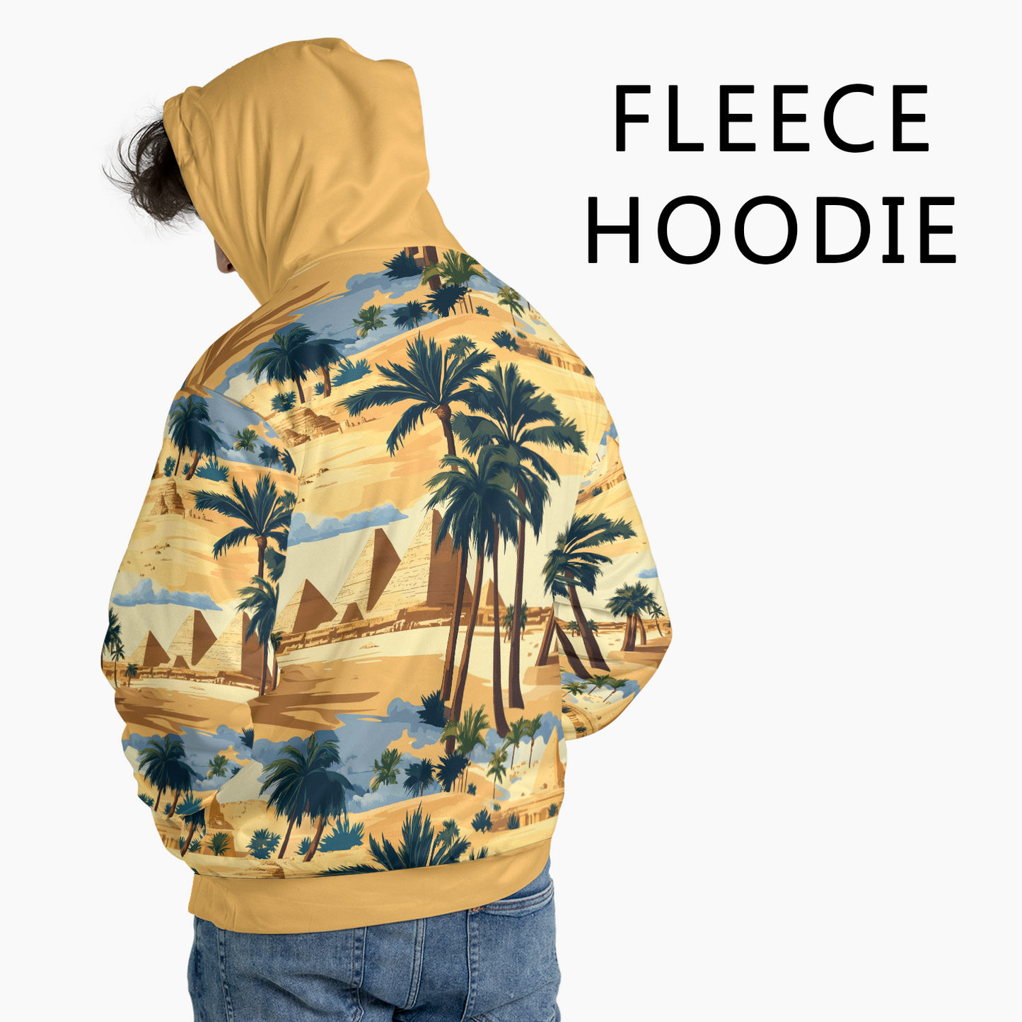 Giza Oasis Panorama - Graphic Hoodies - Hooded Pullover - Unisex Hoodie