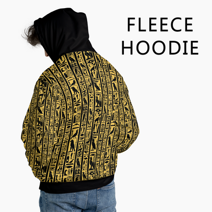 Golden Hieroglyph Tablet - Graphic Hoodies - Best Unisex Hoodies - Unisex Hoodie