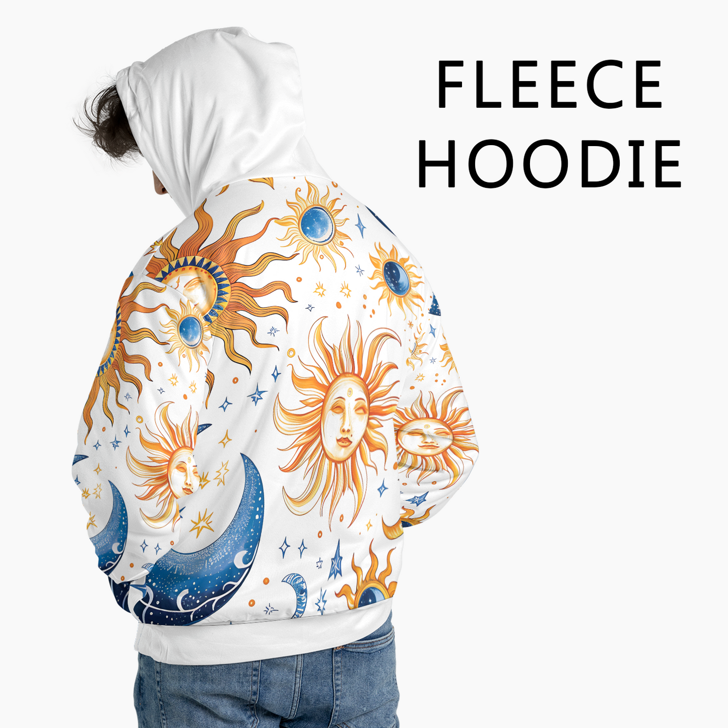 Celestial Sun Moon - Graphic Hoodies - Hooded Sweatshirt - Unisex Hoodie