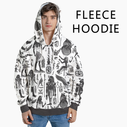 Monochrome Egypt - Graphic Hoodies - Cool Hoodies - Unisex Hoodie
