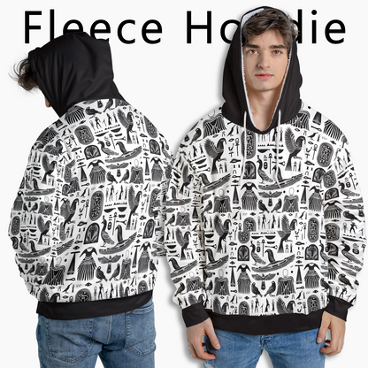 Ancient Gods Glyphs - Graphic Hoodies - Hooded Sweatshirt - Unisex Hoodie