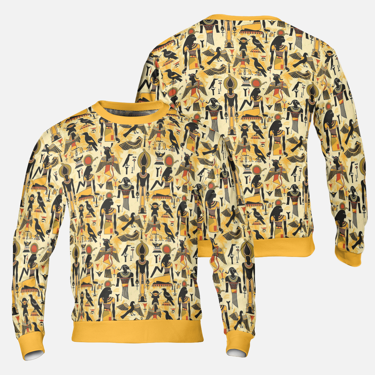 Egyptian Mythology Sweatshirts - Golden Era Sweater - Dressy Sweatshirts - Unisex Sweater