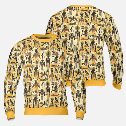 Egyptian Mythology Sweatshirts - Golden Era Sweater - Dressy Sweatshirts - Unisex Sweater