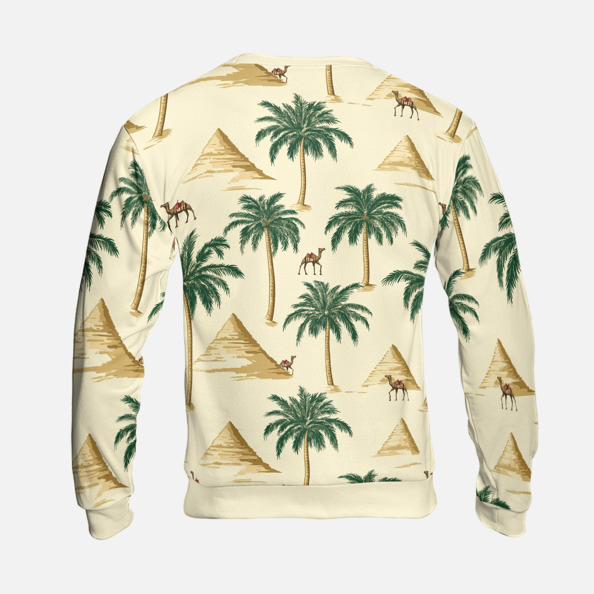 Desert Oasis Sweatshirts - Egyptian Pyramids Sweater - Unisex Sweatshirts - Nice Sweater