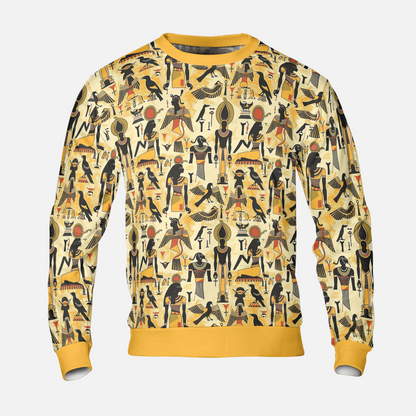 Egyptian Mythology Sweatshirts - Golden Era Sweater - Dressy Sweatshirts - Unisex Sweater