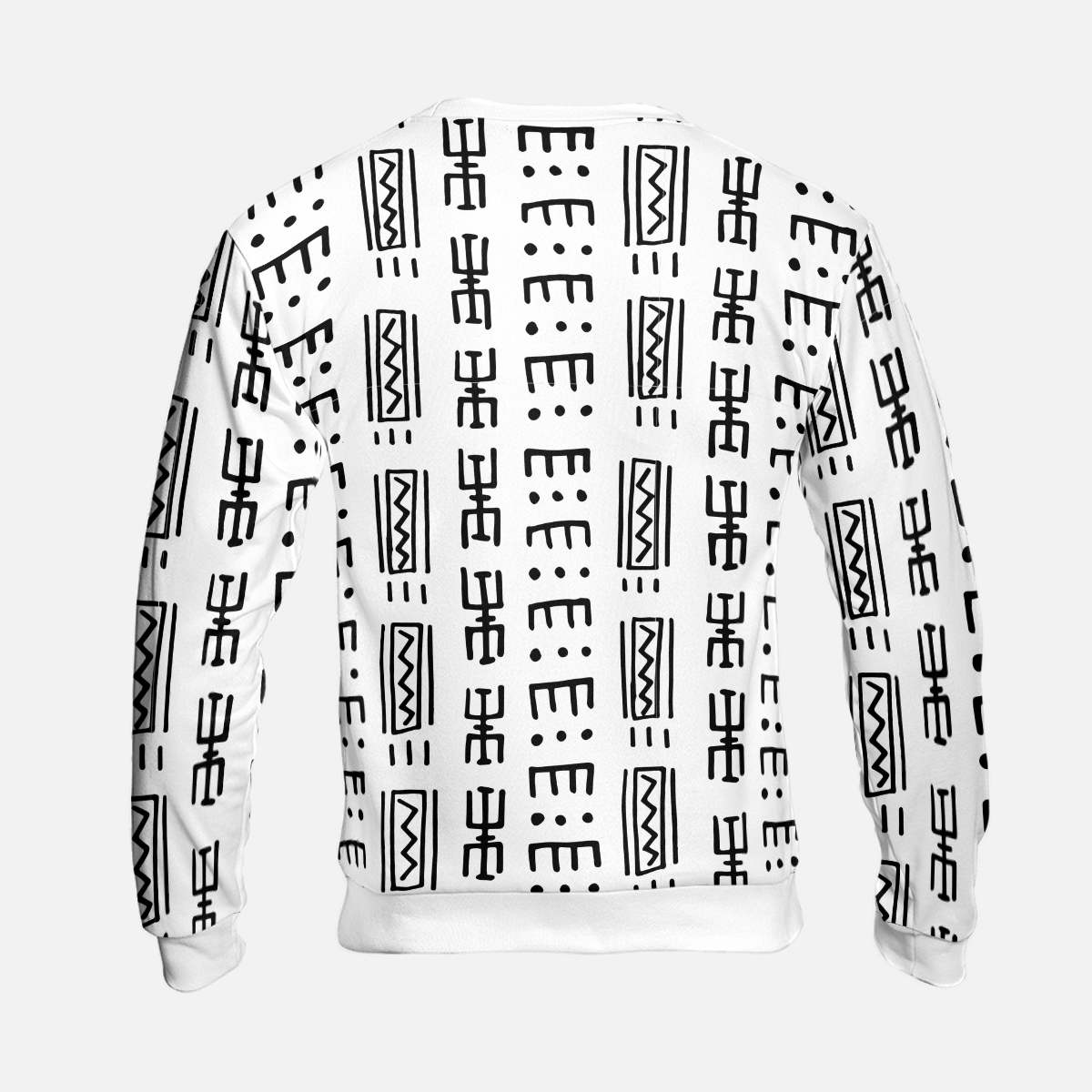 Abstract Tribal Sweatshirts - African Prints Sweater - Oversize Sweatshirts - Unisex Sweater