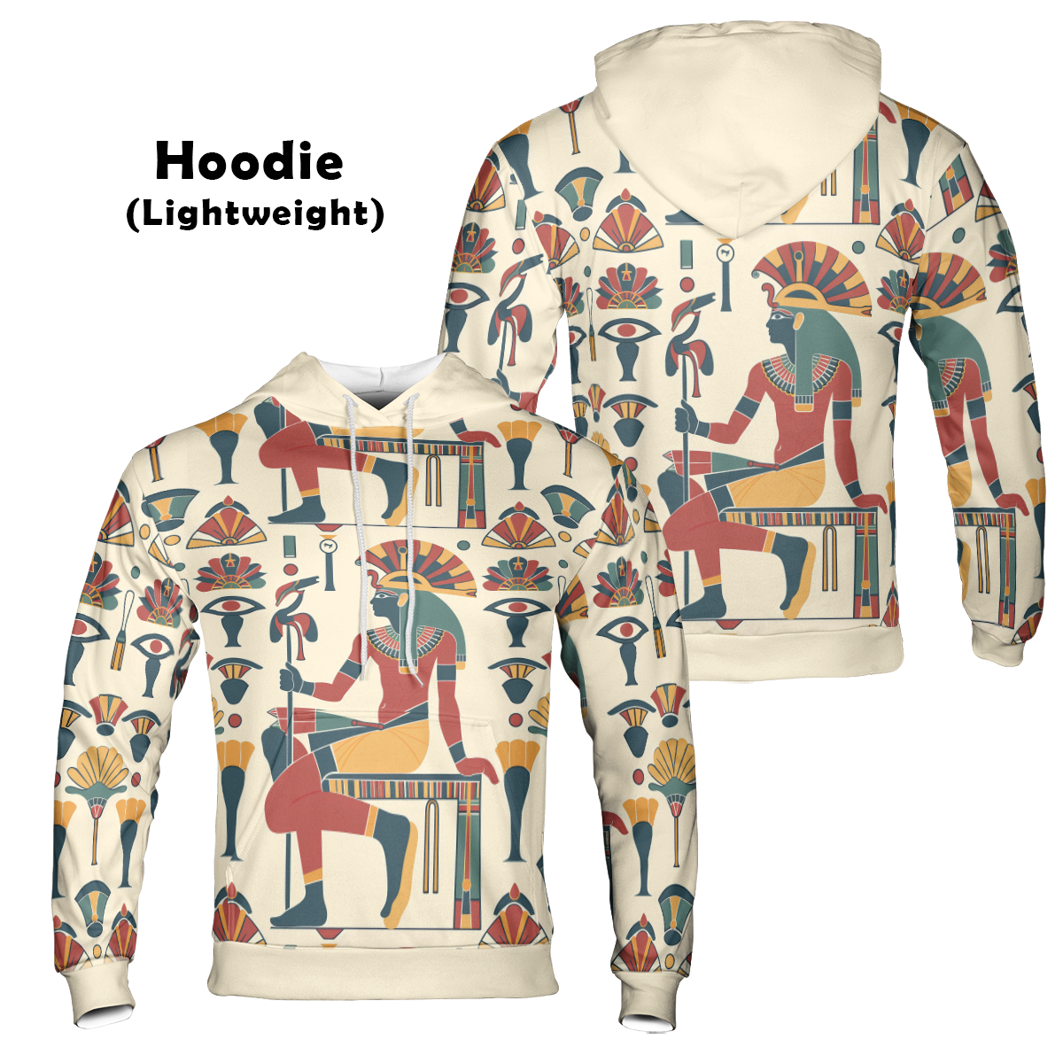 Pharaoh's Legacy Pattern - Graphic Hoodies - Cool Hoodies - Unisex Hoodie