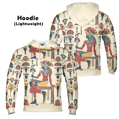 Pharaoh's Legacy Pattern - Graphic Hoodies - Cool Hoodies - Unisex Hoodie
