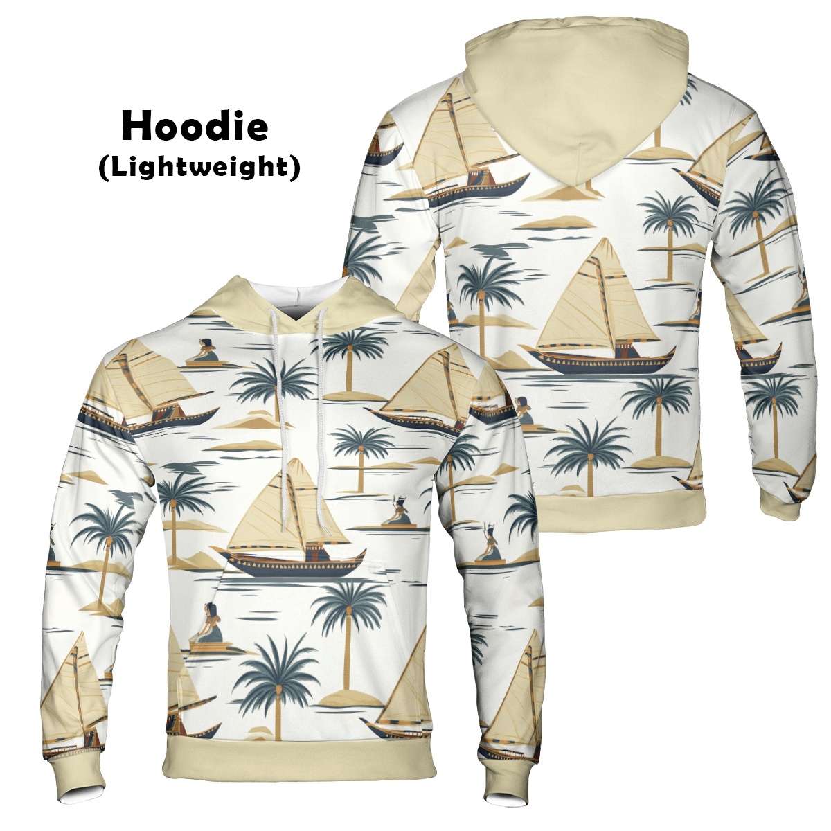 Coastal Voyager - Graphic Hoodies - Hooded Sweatshirt - Unisex Hoodie