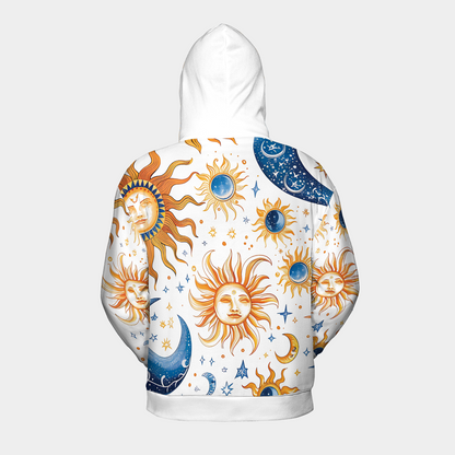 Celestial Sun Moon - Graphic Hoodies - Hooded Sweatshirt - Unisex Hoodie