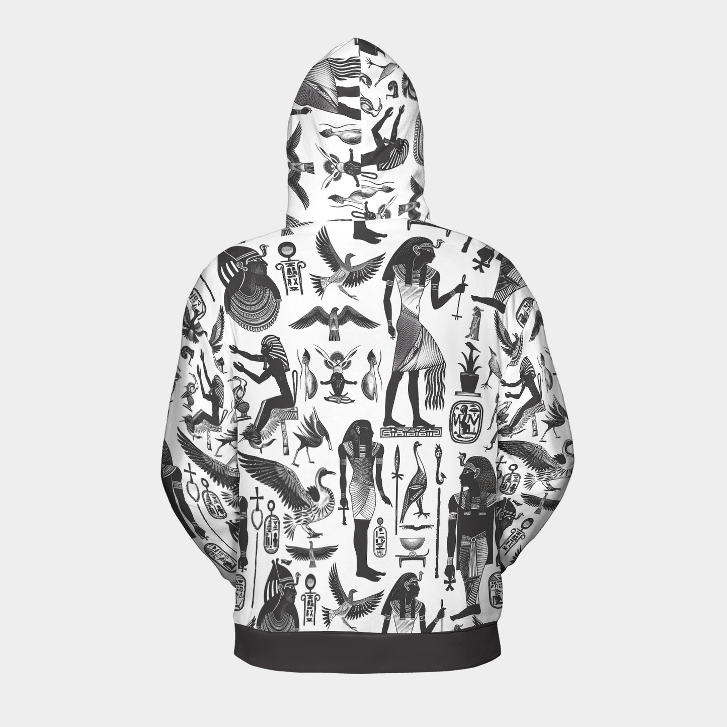 Monochrome Egypt - Graphic Hoodies - Cool Hoodies - Unisex Hoodie