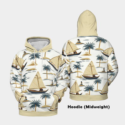 Coastal Voyager - Graphic Hoodies - Hooded Sweatshirt - Unisex Hoodie