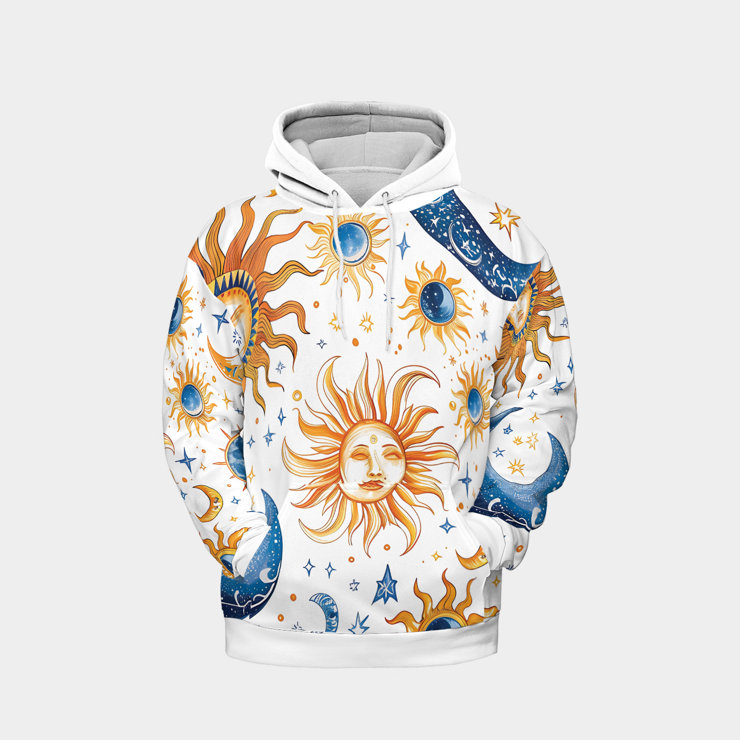 Celestial Sun Moon - Graphic Hoodies - Hooded Sweatshirt - Unisex Hoodie