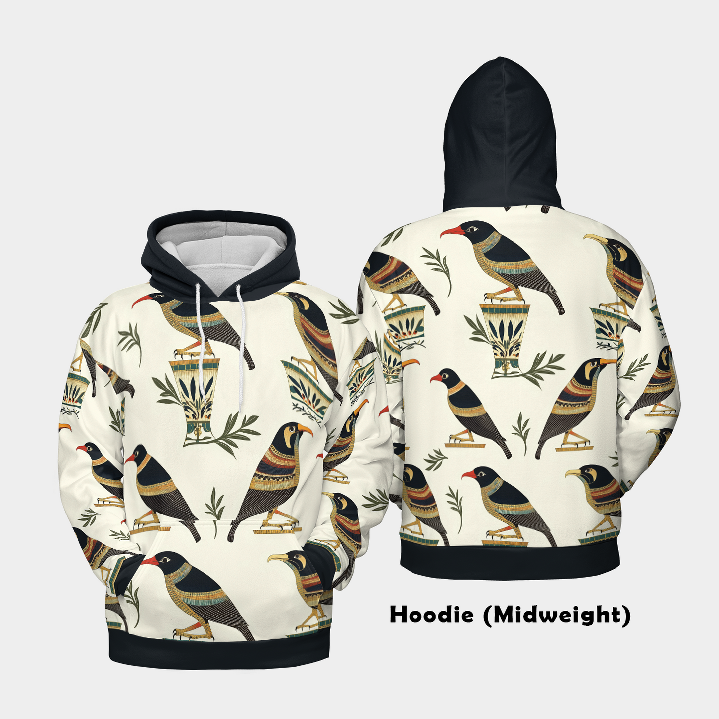 Egyptian Ibis - Graphic Hoodies - Cool Hoodies - Unisex Hoodie
