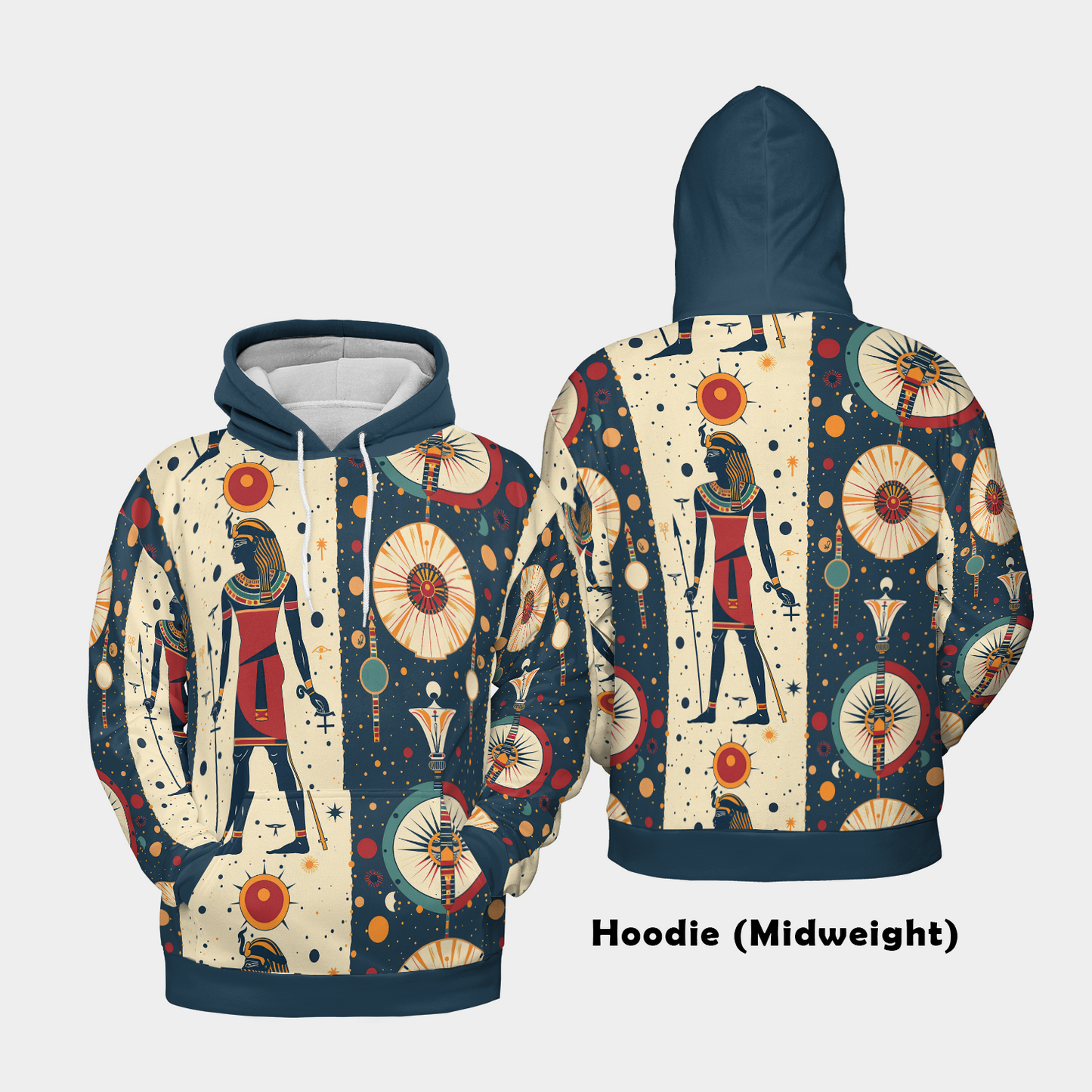 Ra's Cosmic Split - Graphic Hoodies - Cool Hoodies - Unisex Hoodie