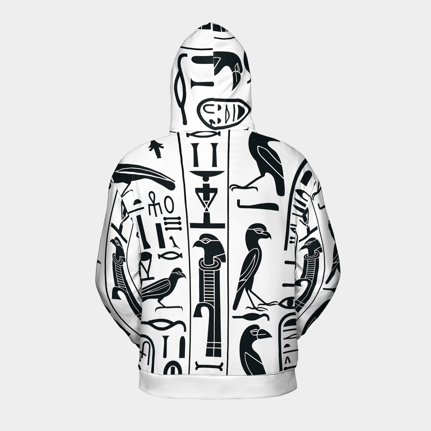 Hieroglyph Grid - Graphic Hoodies - Hooded Sweatshirt - Unisex Hoodie