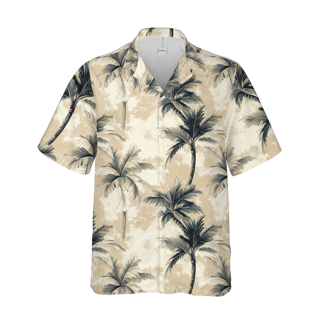 Ink Wash Palm - Hawaiian Shirt For Men - Mens Summer Fashion
