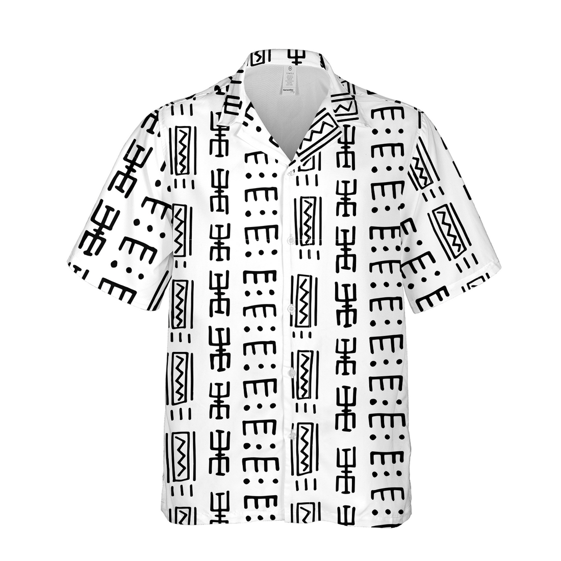 Minimalist Tribal Symbol - Hawaiian Shirt For Men - Mens Summer Fashion